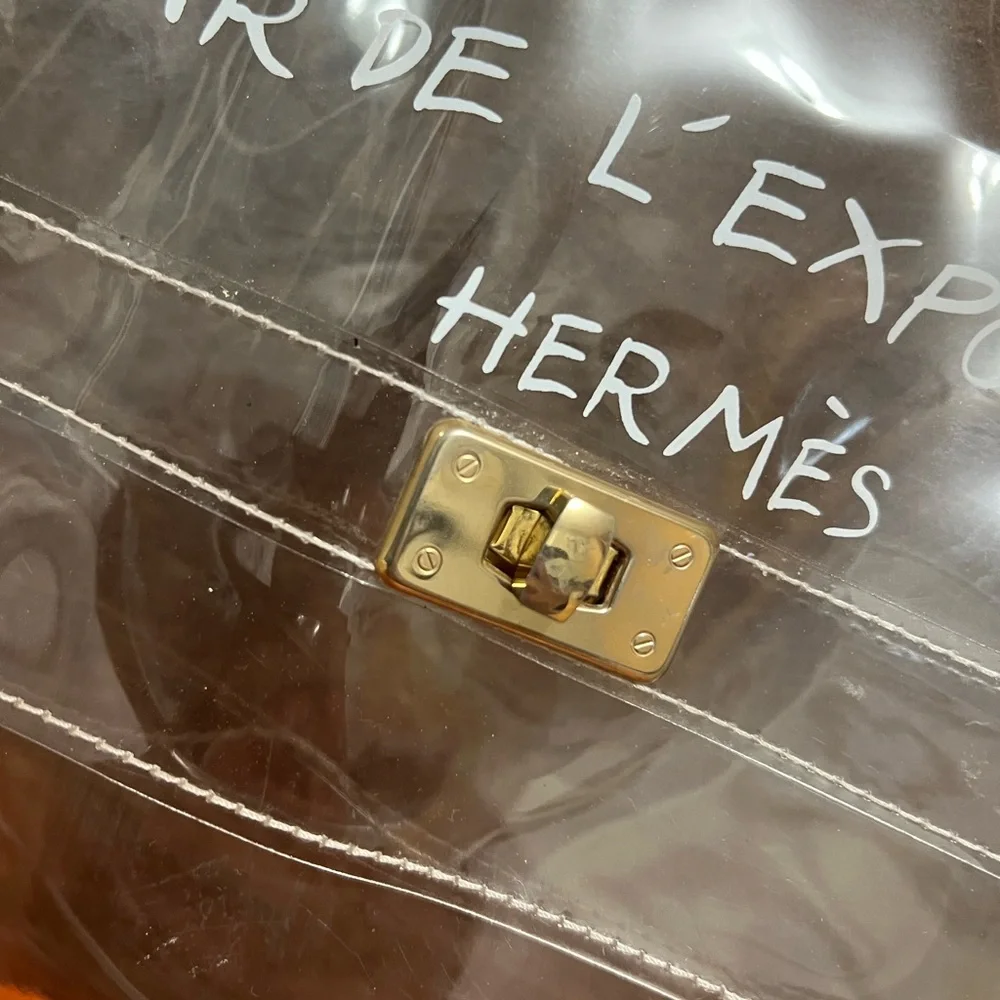 😍Hermès Clear PVC Kelly Bag VIP Limited Edition - Picture 3 of 5